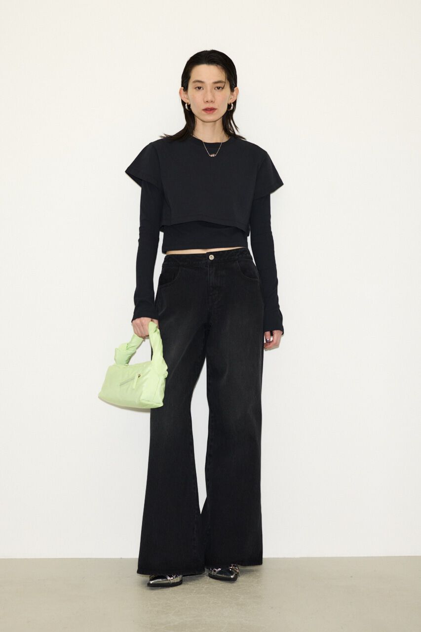 SLY「L／W LOOSE LEG PT-E」|デニム|