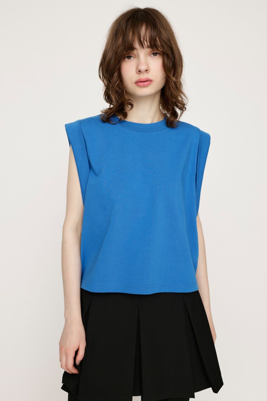 SLY「ROLL UP SLEEVE BOX トップス」|タンクトップ|