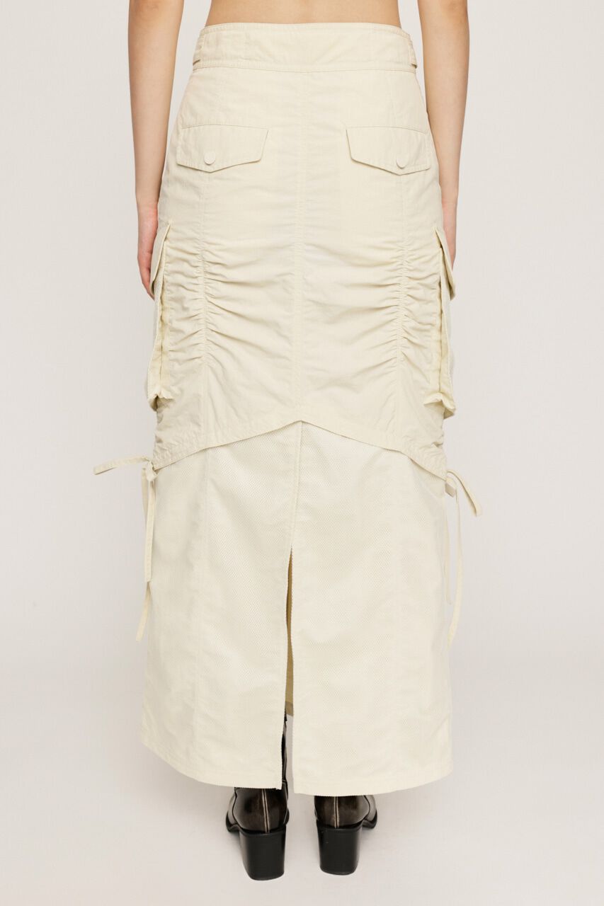 SLY「MESH DOCKING MILITALY スカート」|スカート|