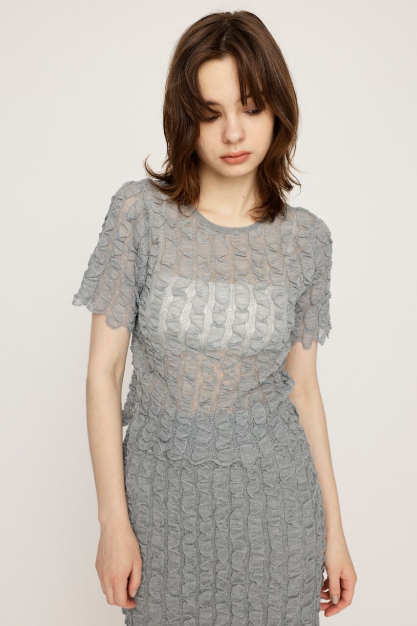 SLY「SHEER 2WAY トップス」|ニット・セーター|