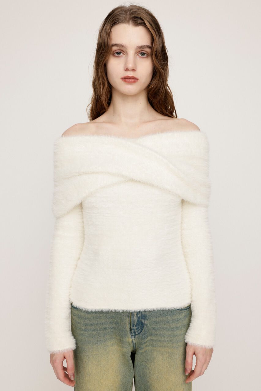 SLY「OFF SHOULDER 2P トップス」|ニット・セーター|