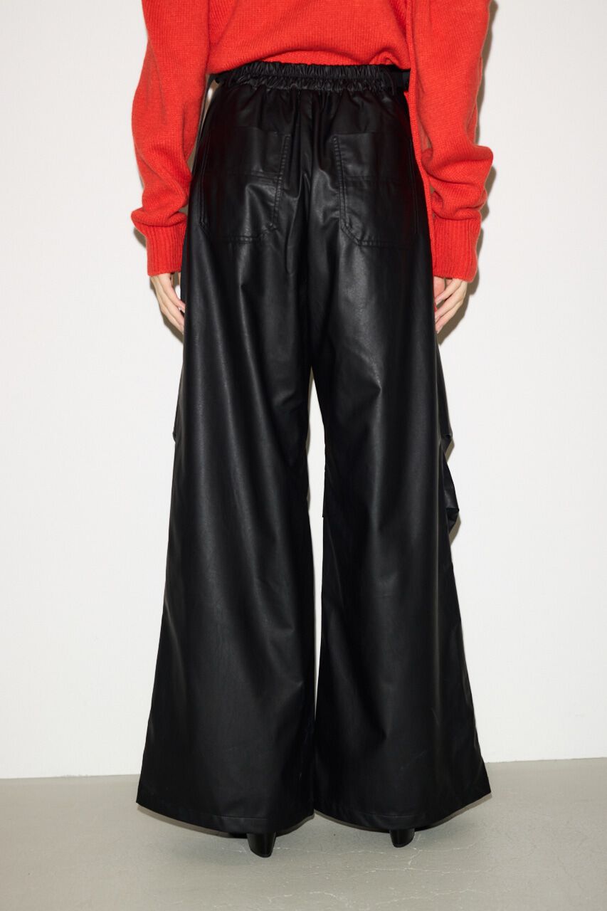 SLY「F／LEATHER LOOSE FLIGHT パンツ」|その他|