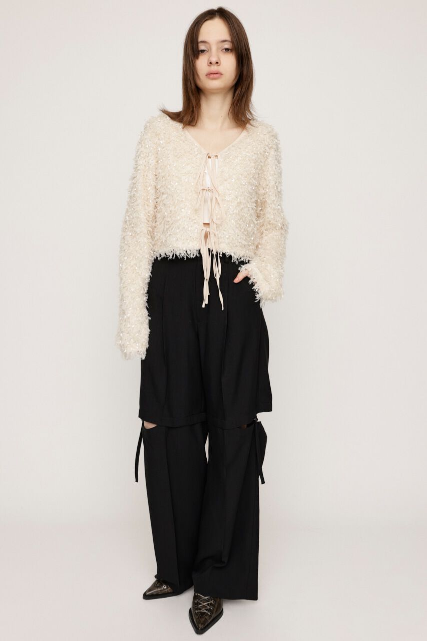 SLY「2WAY SHAGGY YARN トップス」|Tシャツ・カットソー|