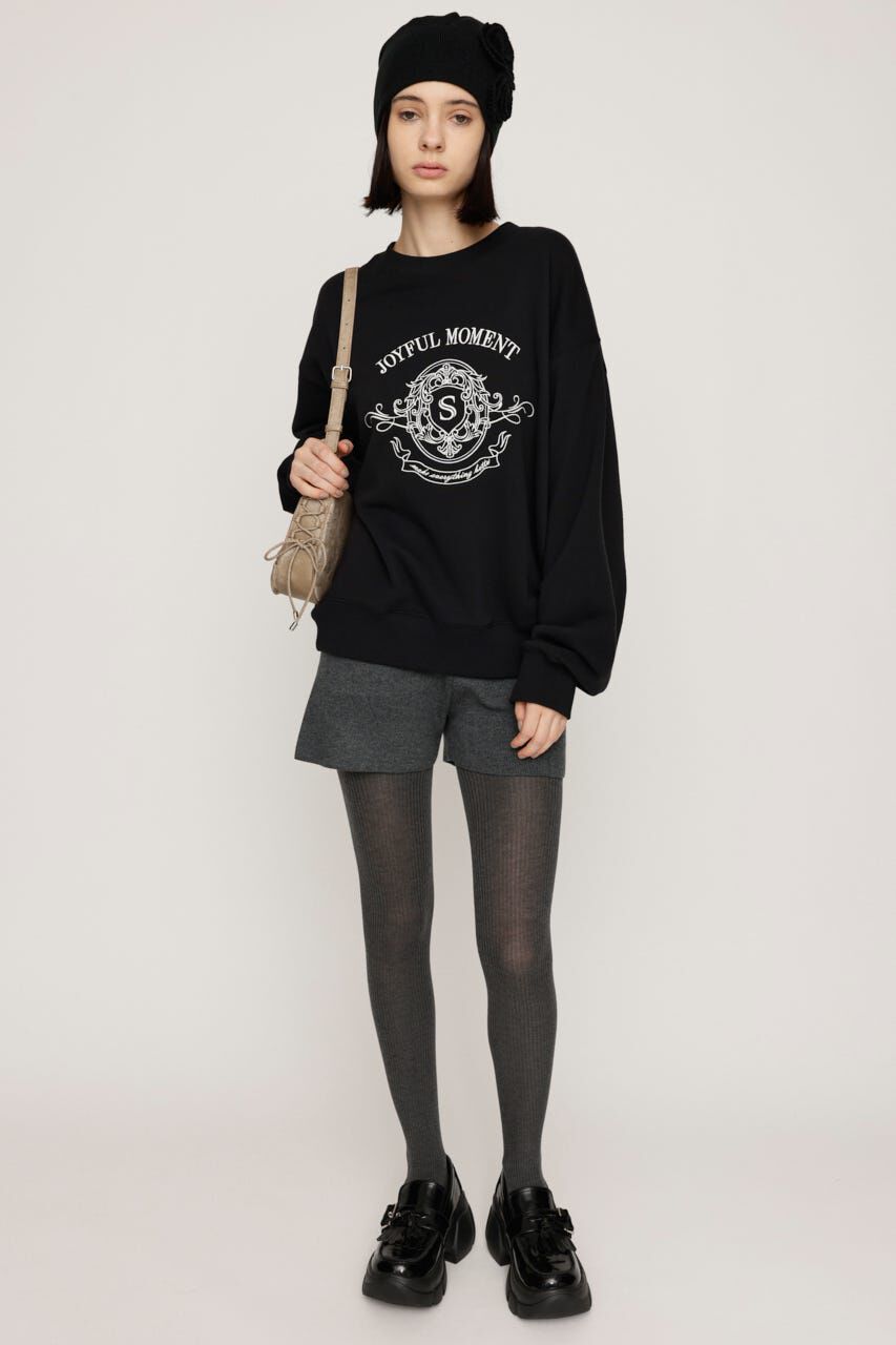 SLY「EMBROIDERY LOGO SW トップス」|パーカー|