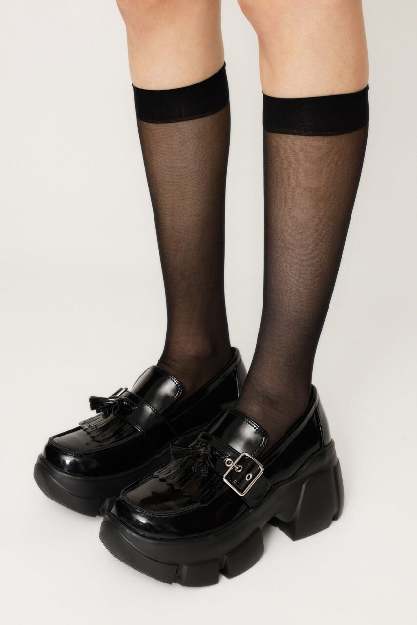 SLY「CHUNKY SOLE 2WAY ローファー」|ローファー|BLK