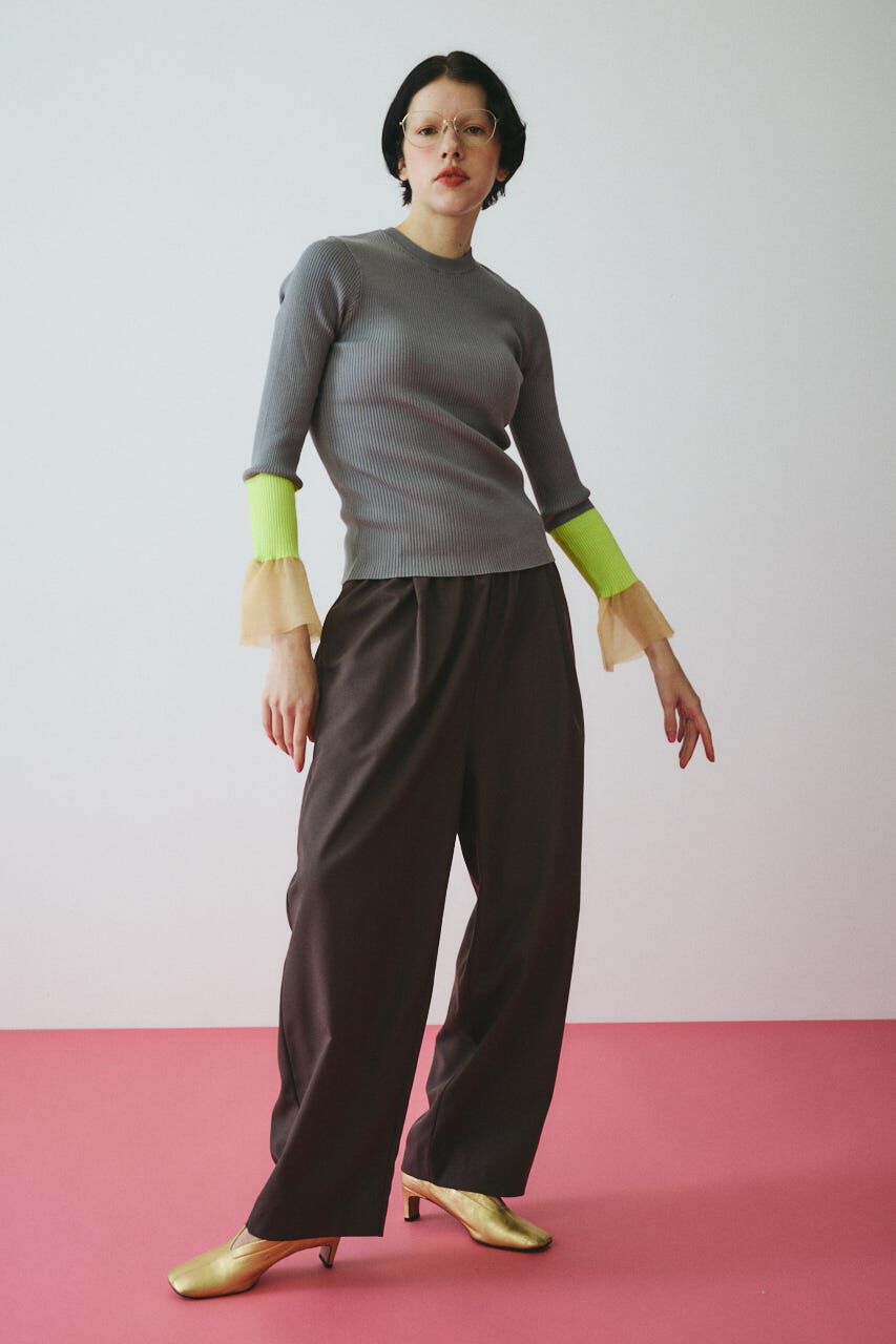 HeRIN.CYE「Flare sleeve knit tops」|ニット・セーター|