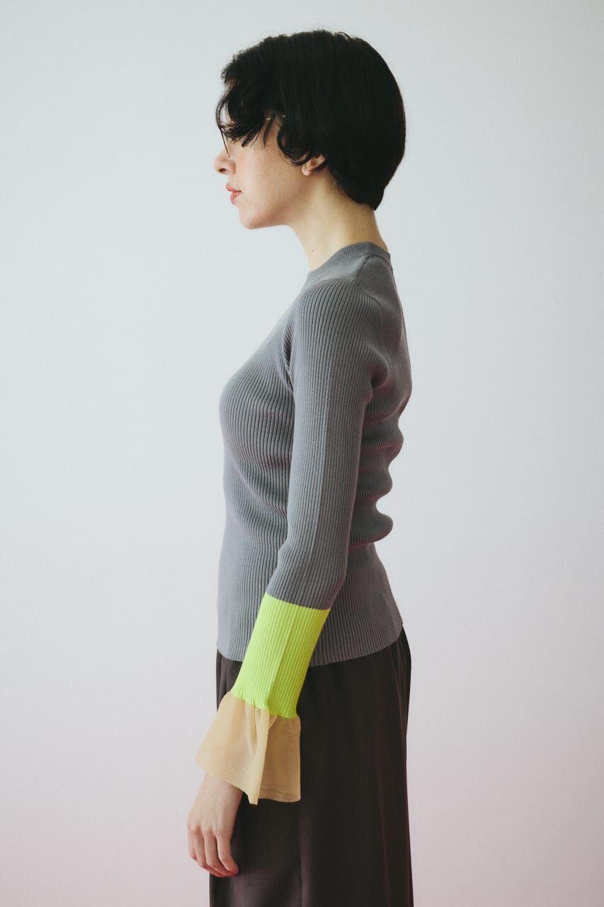 HeRIN.CYE「Flare sleeve knit tops」|ニット・セーター|