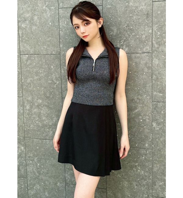 RESEXXY「サイドプリーツミニスカート」|スカート|