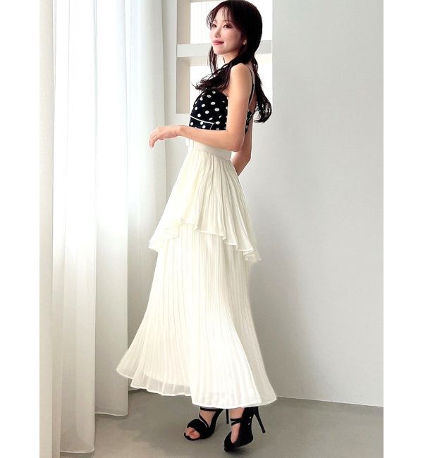 RESEXXY「シフォンプリーツキャミワンピース」|ワンピース|