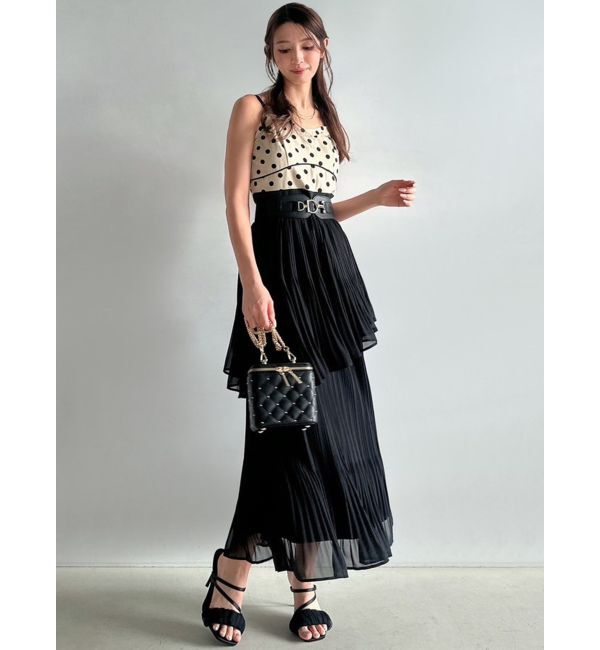 RESEXXY「シフォンプリーツキャミワンピース」|ワンピース|