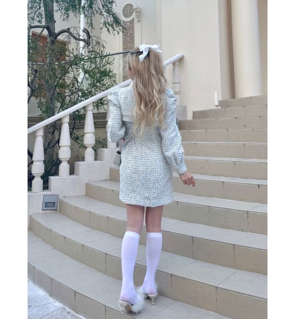 dazzlin「ツイードドッキングミニワンピース」|ワンピース|