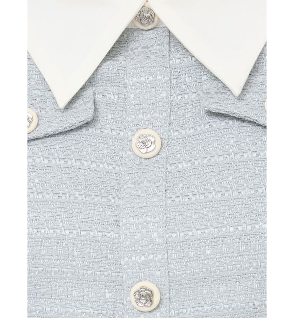 dazzlin「ツイードドッキングミニワンピース」|ワンピース|