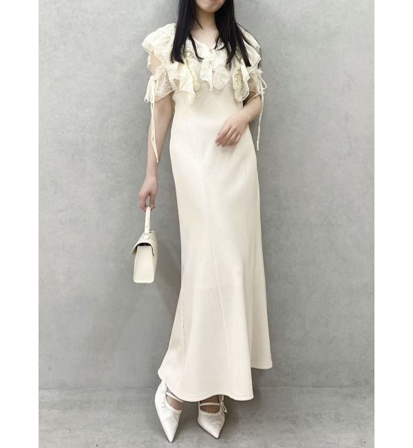 dazzlin「ラッフルリブワンピース」|ワンピース|