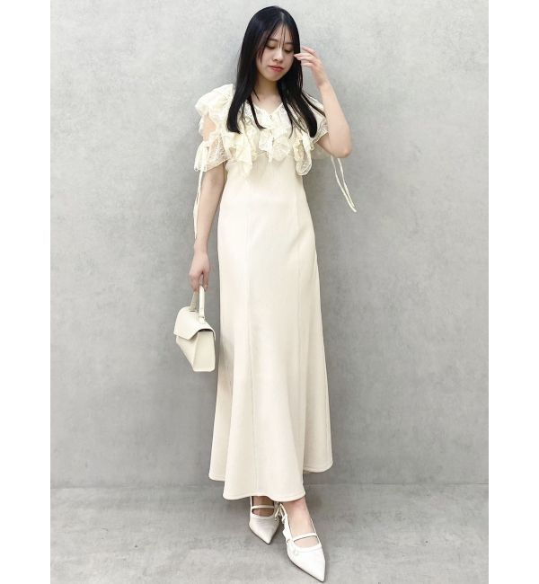 dazzlin「ラッフルリブワンピース」|ワンピース|