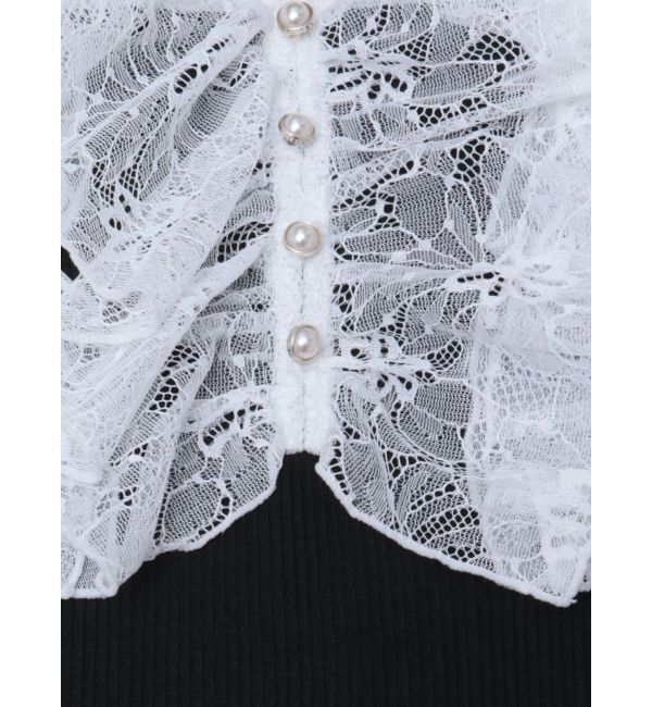 dazzlin「ラッフルリブワンピース」|ワンピース|