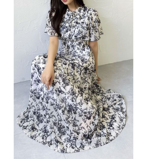 dazzlin「【20周年記念復刻！/再生産】Watercolorflowerワンピース」|ワンピース|