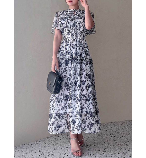 dazzlin「【20周年記念復刻！/再生産】Watercolorflowerワンピース」|ワンピース|