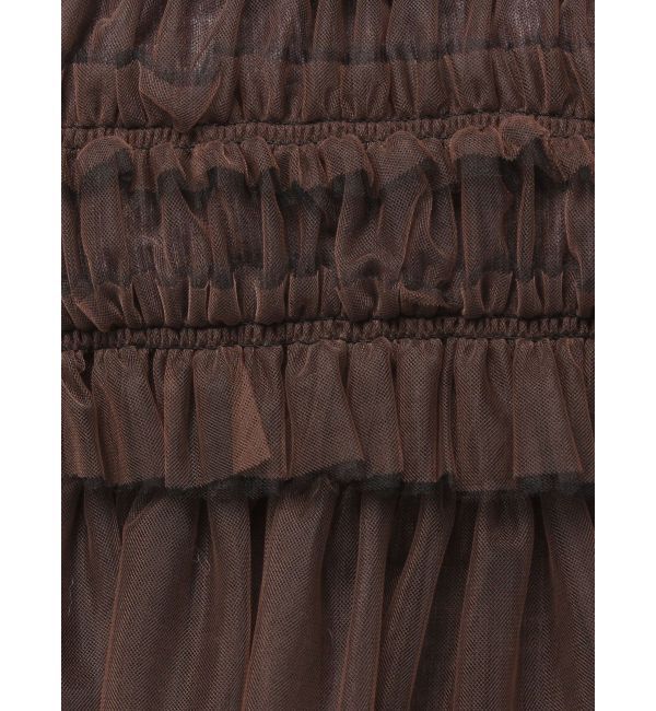 MERCURYDUO「【OUNNOUN】チュールギャザーマルチウェイビスチェ」|その他|