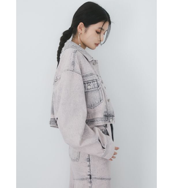MURUA「ショートデニムジャケット【セットアップ着用可】」|デニムジャケット|
