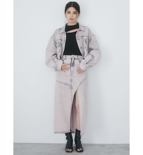 MURUA「ショートデニムジャケット【セットアップ着用可】」|デニムジャケット|