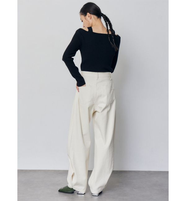 MURUA「サイドタックワイドデニム【セット販売対象】」|デニム|