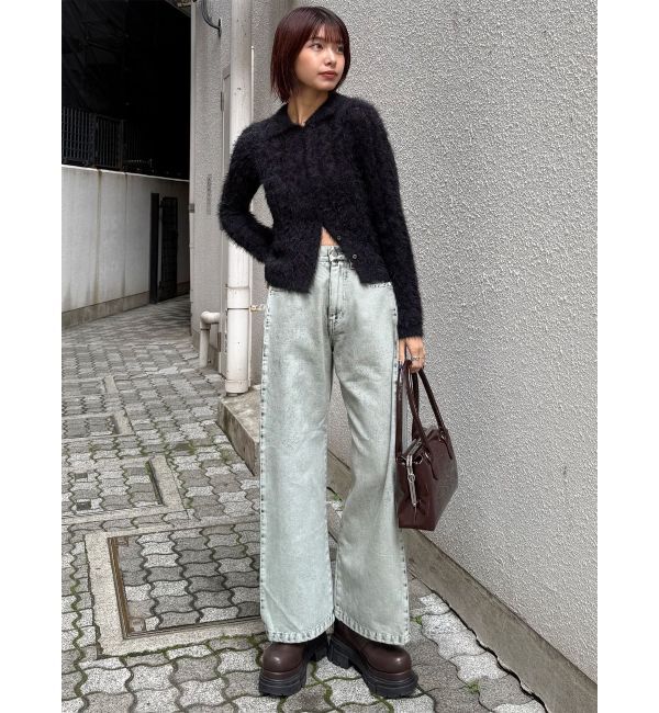 MURUA「サイドタックワイドデニム【セット販売対象】」|デニム|