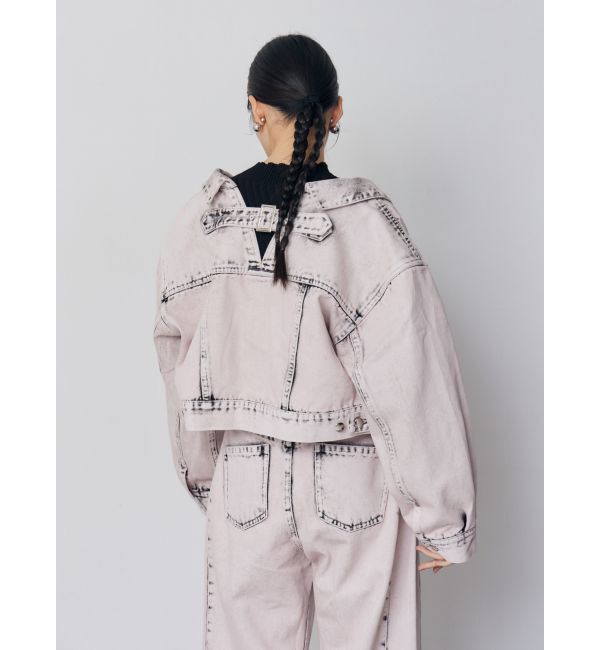 MURUA「サイドタックワイドデニム【セット販売対象】」|デニム|