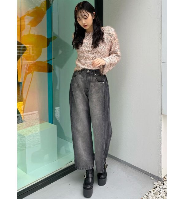 MURUA「サイドタックワイドデニム【セット販売対象】」|デニム|