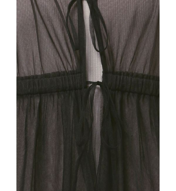 LAGUNAMOON「レイヤードチュールキャミワンピース」|ワンピース|