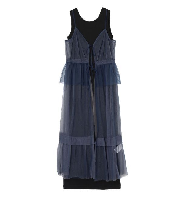 LAGUNAMOON「レイヤードチュールキャミワンピース」|ワンピース|