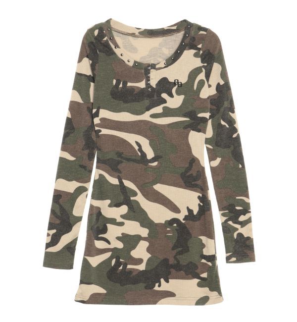 GYDA「【TINY】GGスタッズデザインテレコミニワンピース」|ワンピース|