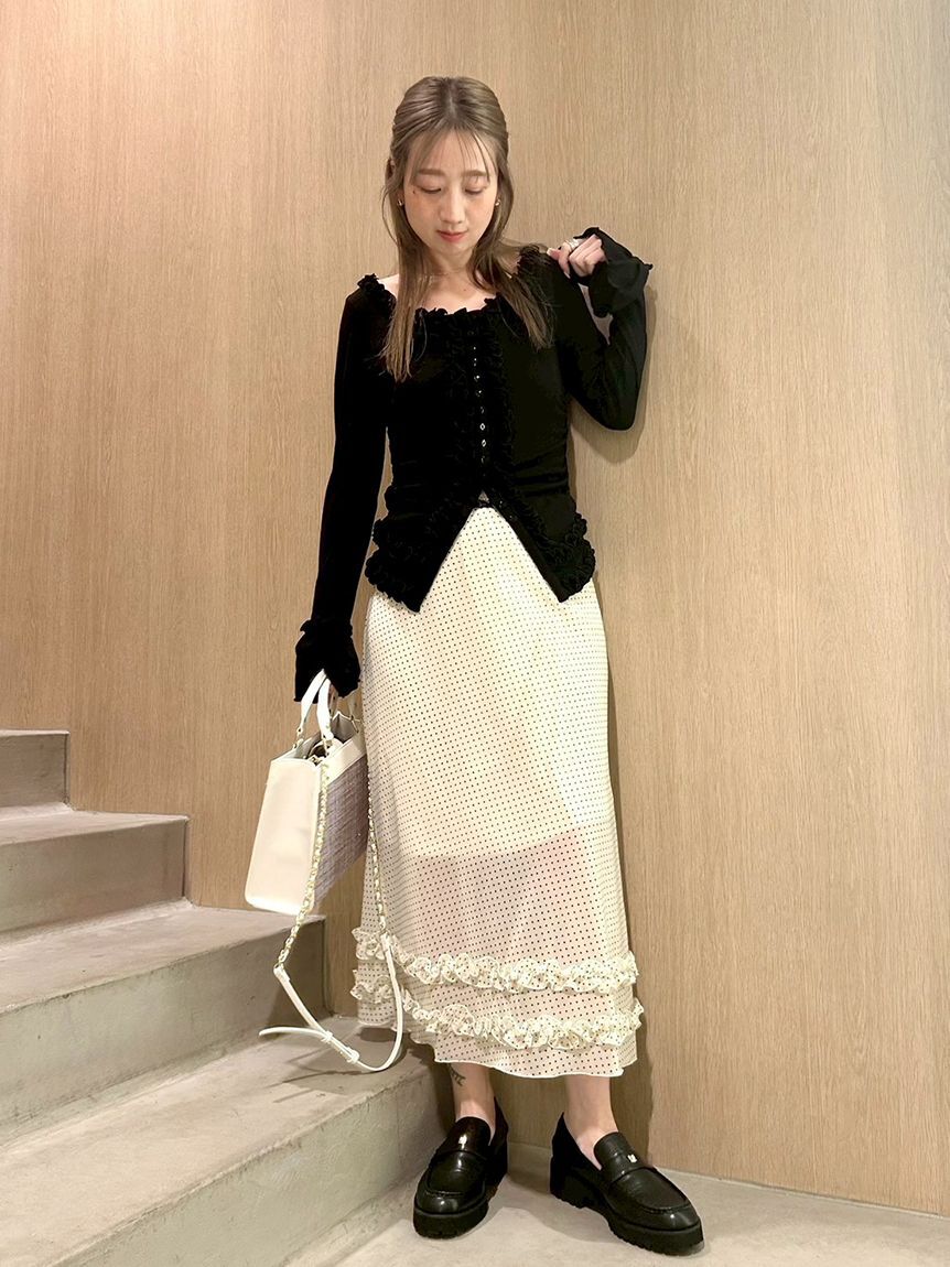 FURFUR「ミディナロースカート」|スカート|