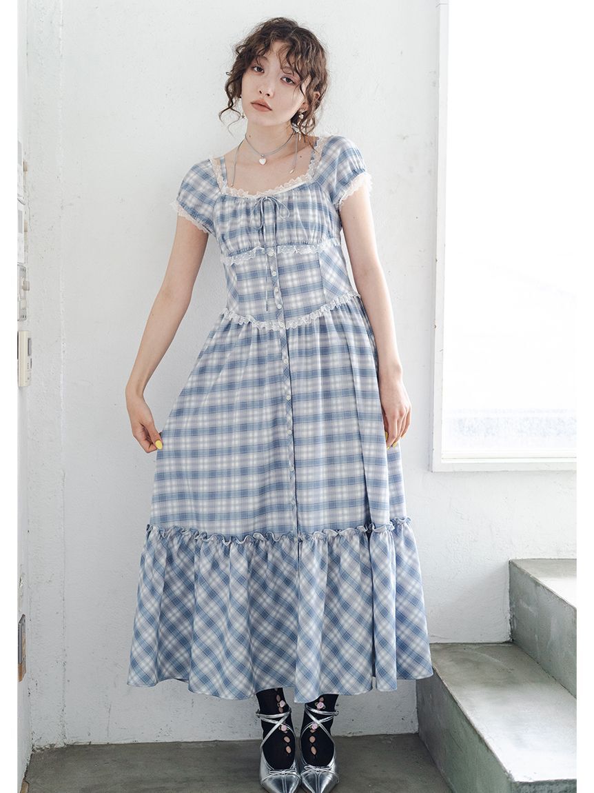 FURFUR「スイッチングレースロングワンピース」|ワンピース|