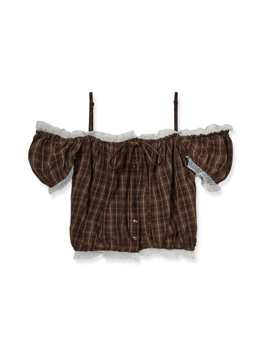 FURFUR「【WEB限定カラー】パフスリーブギャザーブラウス」|シャツ・ブラウス|