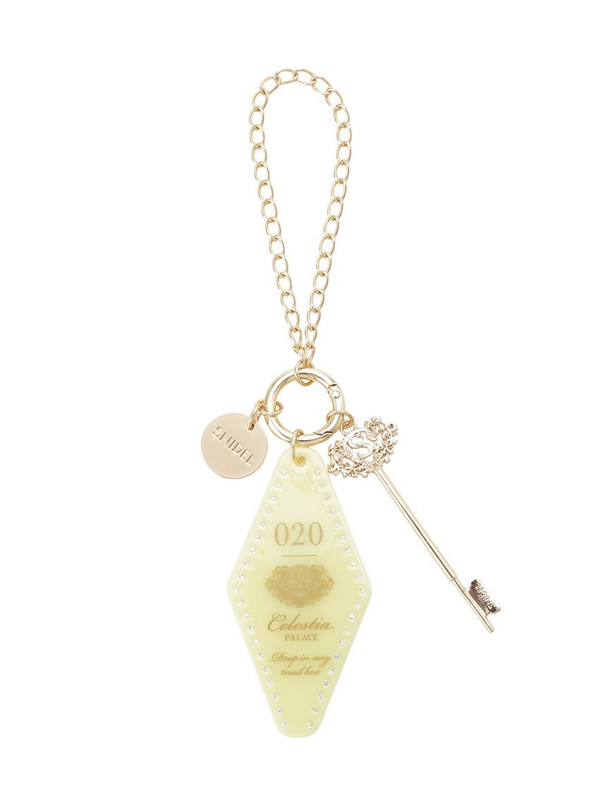 SNIDEL「エンブレムキーチャーム」|キーケース|YEL