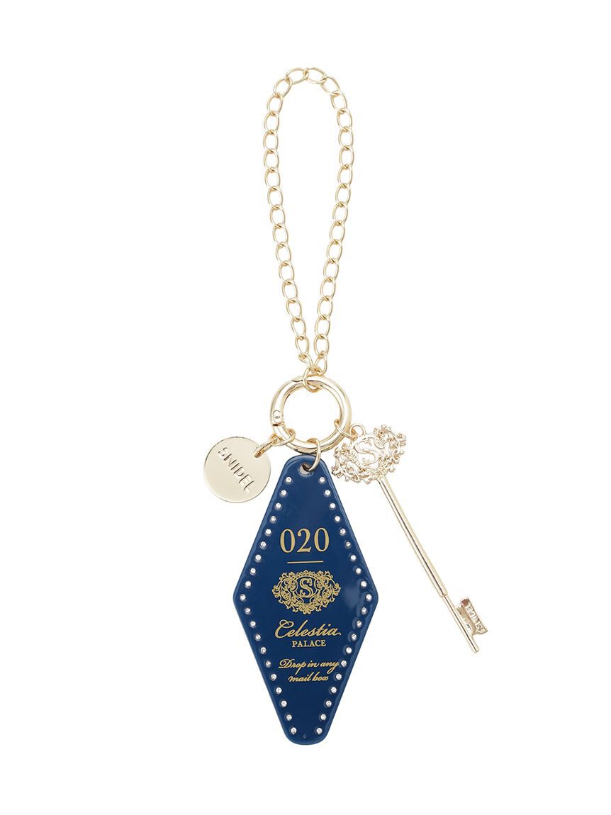 SNIDEL「エンブレムキーチャーム」|キーケース|NVY