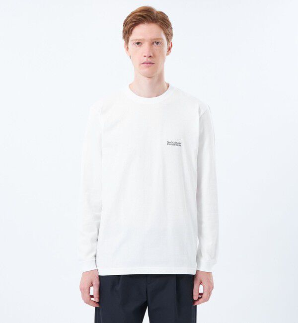 MACKINTOSH PHILOSOPHY「【WEB&一部店舗限定】5.6oz天竺 クルーネックロゴロンＴ」|Tシャツ・カットソー|