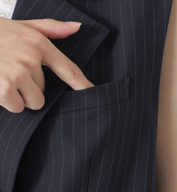  「ポプリンショートジレ」|ブルゾン・スタジャン|