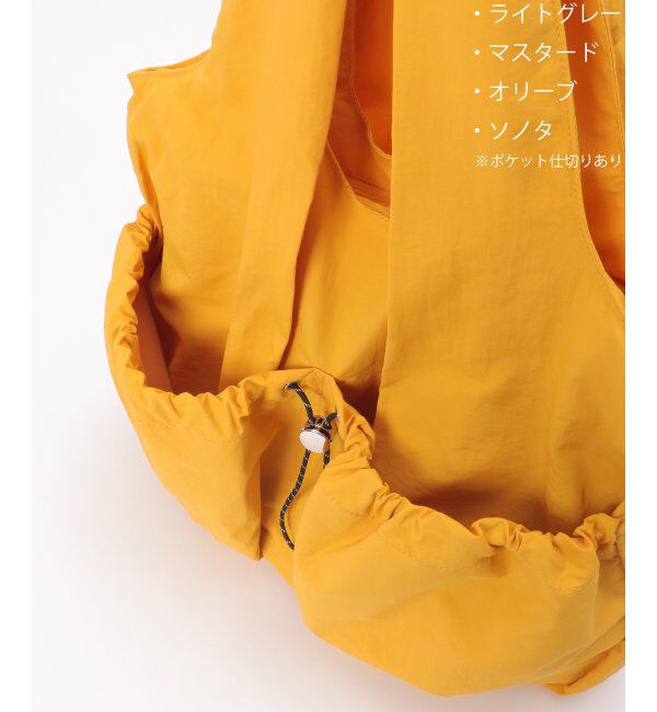 ikka「【雑誌InRed4月号掲載】撥水ドロストポケバルーントート」|トートバッグ|