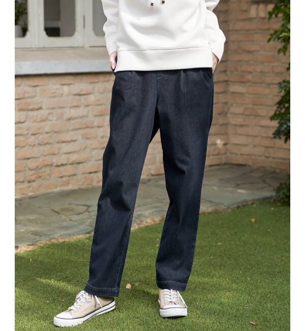 ikka「【雑誌InRed11月号掲載】GOKU楽パンツ テーパード【親子コーデ】」|その他|