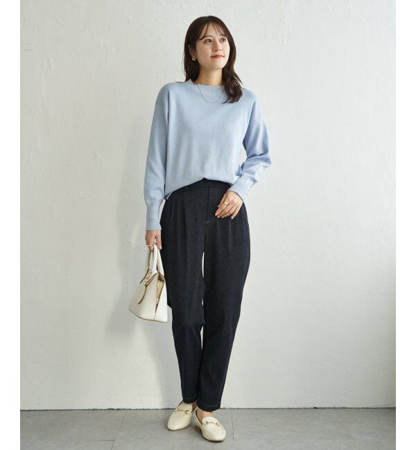 ikka「【雑誌InRed11月号掲載】GOKU楽パンツ テーパード【親子コーデ】」|その他|