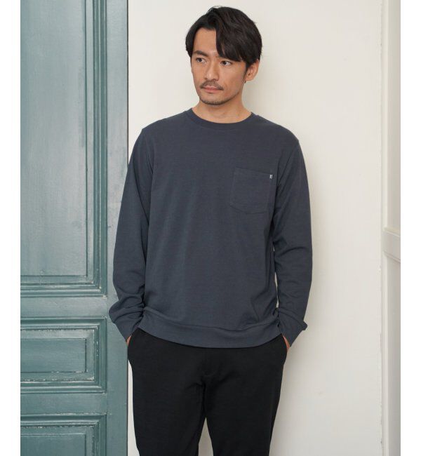 ikka「【雑誌MonoMax4月号掲載】DRYダンボールWフェイストレロンT「小泉孝太郎さん着用モデル」」|Tシャツ・カットソー|