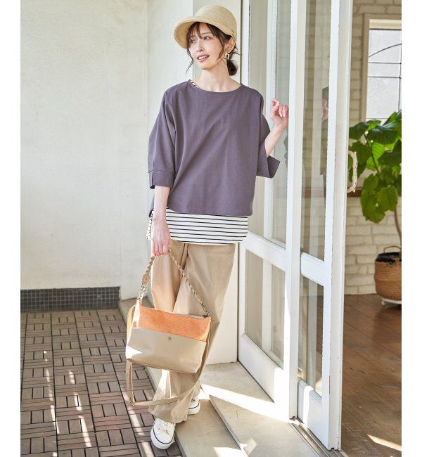 ikka「雑材シート2WAYジップショルダーバッグ」|その他|