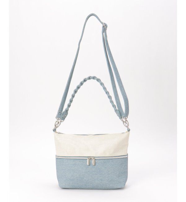 ikka「雑材シート2WAYジップショルダーバッグ」|その他|ブルーケイ