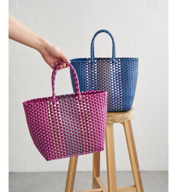 ikka「ビニールマルシェミニトートバッグ」|その他|