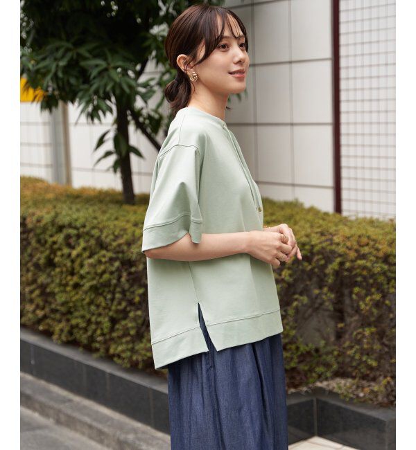 ikka「【接触冷感】鹿の子スピンドルプルオーバー」|その他|