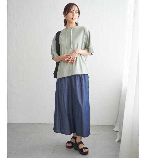 ikka「【接触冷感】鹿の子スピンドルプルオーバー」|その他|