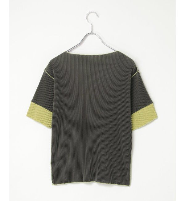 VENCE share style「プリーツ袖配色トップス」|ニット・セーター|