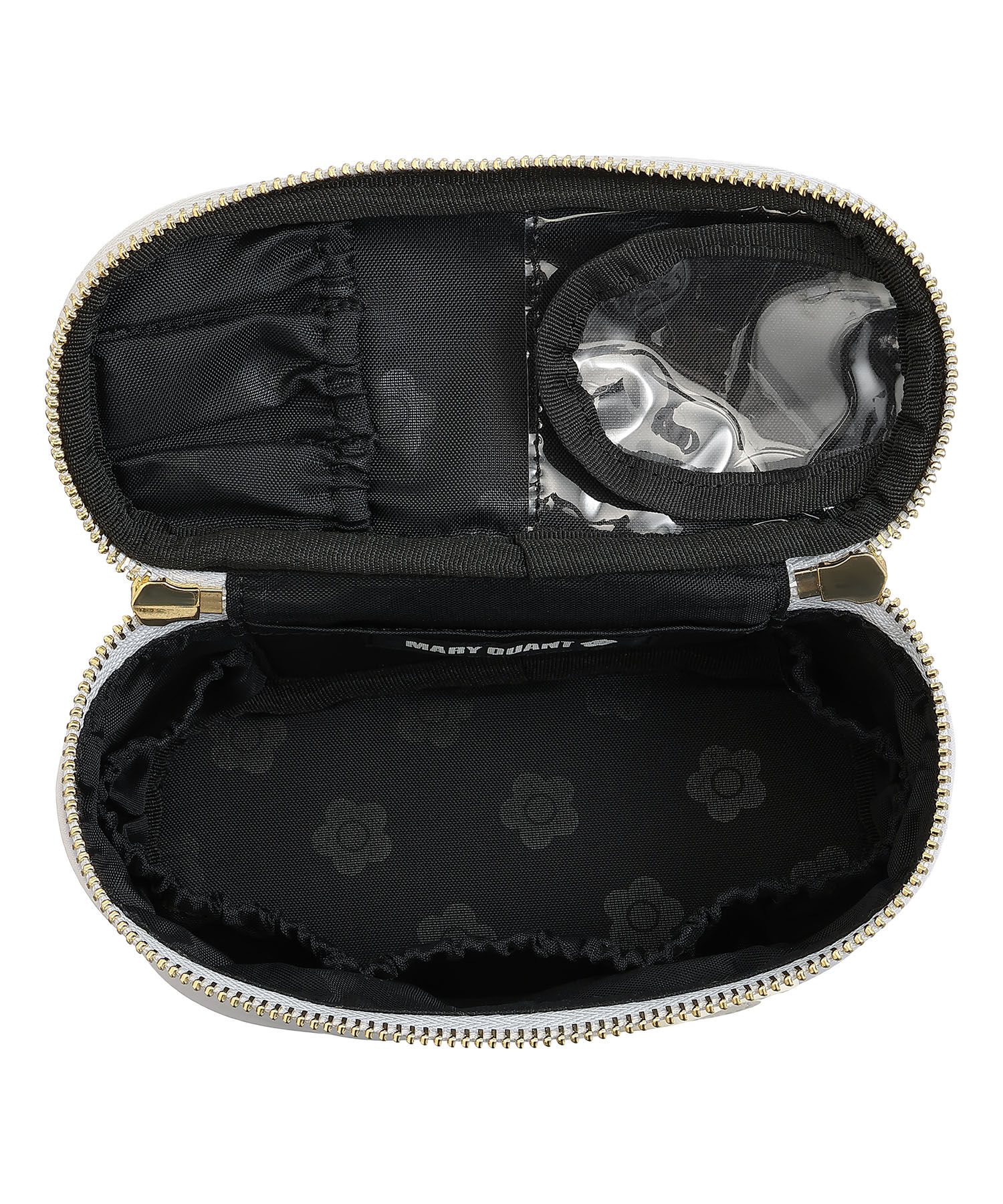 MARY QUANT「サインロゴデイジーパッチ バニティ」|ポーチ|