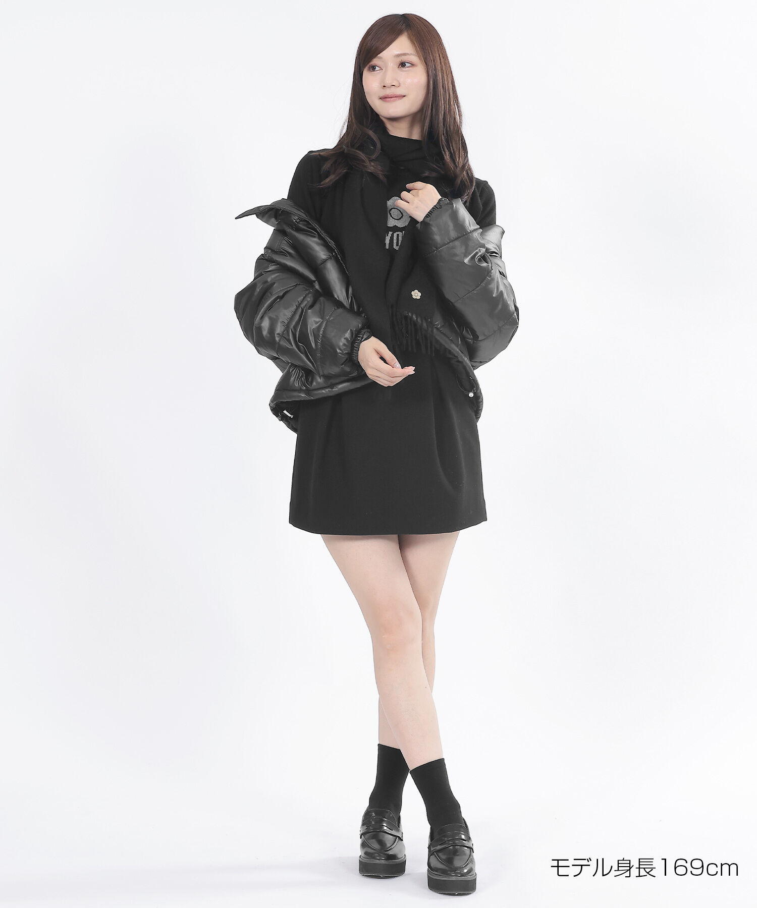 MARY QUANT「シンプルロゴニット プルオーバー」|ニット・セーター|